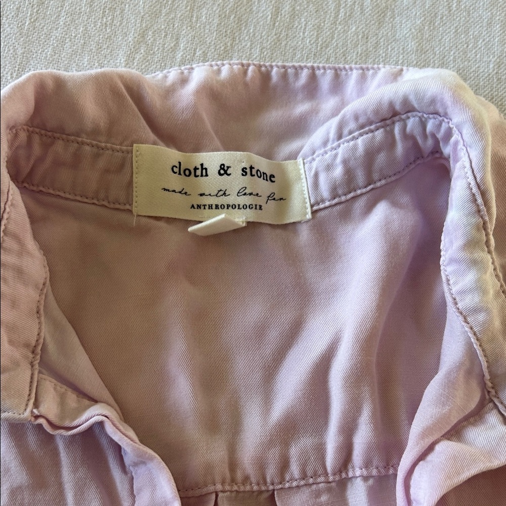 Anthropologie Pink Blouse